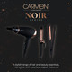 Carmen C81049COP Noir Curling Tong with Ceramic Barrel, 25mm, Black and Copper