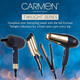 Carmen Twilight Gift Set DC Pro Keratin Infused Hair Dryer & Ceramic Straighteners 1800W