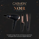 Carmen C80022COP Noir Hair Dryer with Concentrator Nozzle, 2200 W Black & Copper