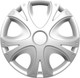 Versaco Car Wheel Trims DYNAMIC16 - Silver 16 Inch 9-Spoke - Boxed Set of 4 Hubcaps - Includes Fittings/Instructions