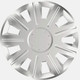 Versaco Car Wheel Trims VICTORY15 - Silver 15 Inch 9-Spoke - Boxed Set of 4 Hubcaps - Includes Fittings/Instructions