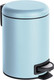 Wenko Domestic  Partner Pedal Bin Leman Blue Steel Cosmetic/Household 3 Litre