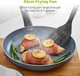 Tower T80353 Cerasure 30cm Fry Pan with Non-Stick Coating, Suitable for all Hob Types, Graphite