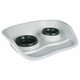 Trixie 24721 Dinner Tray Set with Splashguard for Dogs and Puppies