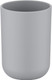 Wenko Unbreakable Toothbrush tumbler Brasil in grey, TPE, 7.3 x 7.3 x 10.3 cm