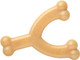 Nylabone Dura Chew Extreme Tough Dog Chew Toy Bone, Chicken Flavour Wishbone, M, for Dogs Up to 16 kg