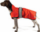 Danish Design 2 in 1 Ultimate Orange Dot Removable Padding Lightweight Dog/Puppy Coat 22 Inch 55 cm