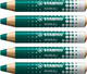Whiteboard and Flipchart Markers - STABILO MARKdry - Pack of 5 - Green