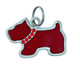 Trixie Fancy Dog Shaped ID Tag, 3.5 x 2.5 cm