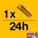 Pedigree DentaStix – Daily Dental Care Chews - Dog Treats for Small Dogs - 112 Sticks (Pack of 4)