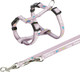 Trixie Junior harness for puppies with leash. Dimensions: 23-34 cm/8 mm. Purple colour. TR-15344 Small/Medium