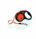 Flexi New Neon Tape Orange Small 5m Retractable Dog Leash/Lead for dogs up to 15kgs/33lbs