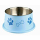 Trixie Plastic Coated Stainless Steel Long-Ear Bowl, 15 cm Diameter, 0.9 Litre (Assorted Colors)