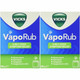 2 x Vicks VapoRub Relief Of Cough Cold & Flu Like Symptoms, 100g Tub