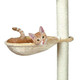 Trixie 43541 Hammock Style Seat for Cat Tree Metal Frame 40 cm Beige