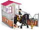 SCHLEICH 42437n Horse Box with Horse Club Tori & Princess Horse Club Toy Playset for children aged 5-12 Years