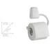WENKO Toilet roll Holder Pure, White, 3 x 17.5 x 15.5 cm