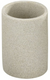 Wenko Wenselaar GmbH & CO KG Toothbrush tumbler Vico in beige, Polyresin, 7 x 7 x 10 cm