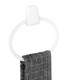 Wenko 17945100 Pure Plastic Towel Ring, 27.5 x 2.5 x 22 cm, White