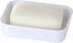 Wenko Soap dish Candy in white, Polystyrene, 8.9 x 12 x 2.8 cm