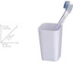 Wenko Toothbrush Tumbler Holder Candy White Heavy Plastic, 7 x 11 cm