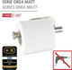 Wenko Turbo-Loc Orea Shine Toilet Roll Holder, No Drilling Required, Paper Roll Holder for Easy Storage of Toilet Paper, Rust-Proof Quality Stainless Steel 16 x 4.5 x 7 cm