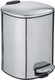 WENKO Alassio Cosmetic Pedal Bin, 5 Litre Volume, 24.5 x 20.5 x 27 cm, Black