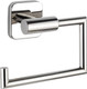 WENKO Mezzano Toilet Roll Holder without Lid Stainless Steel 15 x 11 x 6 cm Glossy