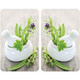 Wenko Glass plates HERB GARDEN for cooker - 2 pieces