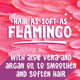 Bear Fruits Flamingo Hair Mask & Reusable Hair Cap, Cruelty-free Deep Conditi...