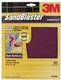 3M 20150 P150 "Bare Surfaces" Medium Grit Sandblaster Sandpaper Abrasive Sheet - Gold (Pack of 3)