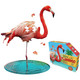 Madd Capp 884009 Shape Junior Flamingo Contour Puzzle 100 Pieces for Children and Adults, Multicoloured