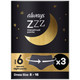 Always Zzzs Pack of 3 Disposable Pants for Women, Black Menstrual Panties, 360° Protection