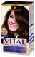 Vital Colors Schwarzkopf Vital Colour Hair Dye, Chestnut 4-07 - Pack of 3