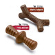 Benebone Tiny 2-Pack Durable Maplestick/Zaggler for Aggressive Chewers, Real Bacon, Made in the USA