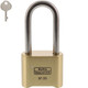 Burg-Wächter No. 99 Ni 50 HB 65 SB Combination Padlock Brass Shackle Thickness 7.9 mm Shackle Height 57 mm