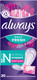 Always Dailies Singles Normal to Go Fresh Scent Pantyliners, 20 per Pack (Pack of 6)