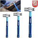 Blue Spot Tools 26100 Ball Pein Hammer Set Silver 3 Piece 8, 16, 32oz Fibreglass