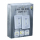 Electralight 65301 2pce Cob Wall Light Set (200 Lumens)