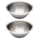 Chef Aid Stainless Steel Rust Resistant All Purpose Bow 2.4 Litre Silver (Pack of 2)