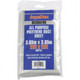 SupaBrands Decorators all purpose polythene dust sheet. 12' x 12'