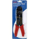 SupaTool 8” Electricians Crimping Tool & Wire Stripper Black with Red Sheath