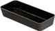 Wenko Storage Tray Gom in Black, 10 x 24 x 4 cm