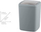 FALKE WENKO Barcelona Bathroom Bin with Lid 8.5 L Grey Shatterproof Plastic 20.5 x 28.5 x 20.5 cm