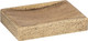 Wenko Soap Dish Brown Natural Wood Look Resin, 12 x 2.3 x 8.5 cm