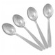 Chef Aid Spoon Set, Silver, 4 Pack
