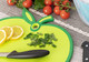 Chef Aid Green Apple Chopping Board, Durable and Practical, Hygienic, Non-Slip Edge, Food Prep