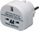 AA AA6585 Pair of UK-EU 13 Amp Plug Adaptors - Essential Travel Accessory for Europe