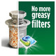 Fairy Platinum All In One Dishwasher Tablets, Regular, 51 Tablets, For Tough Challenges, Even Cleans Greasy Filters