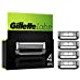Gillette Labs Razor Blades Men, Pack of 4 Razor Blade Refills, Compatible with GilletteLabs with Exfoliating Bar and Heated Razor